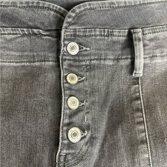 FREE PEOPLE After Dark Mid-Rise Flare Stretch Jean Vintage Black size 29 NWT - Picture 3 of 9